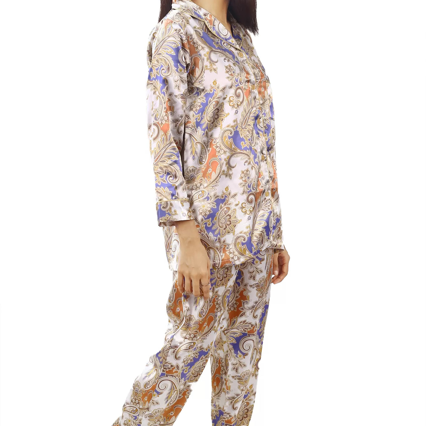 Valerie Nightwear Smoothy Satin Pajama set COMFORTABLE and BREATHABLE