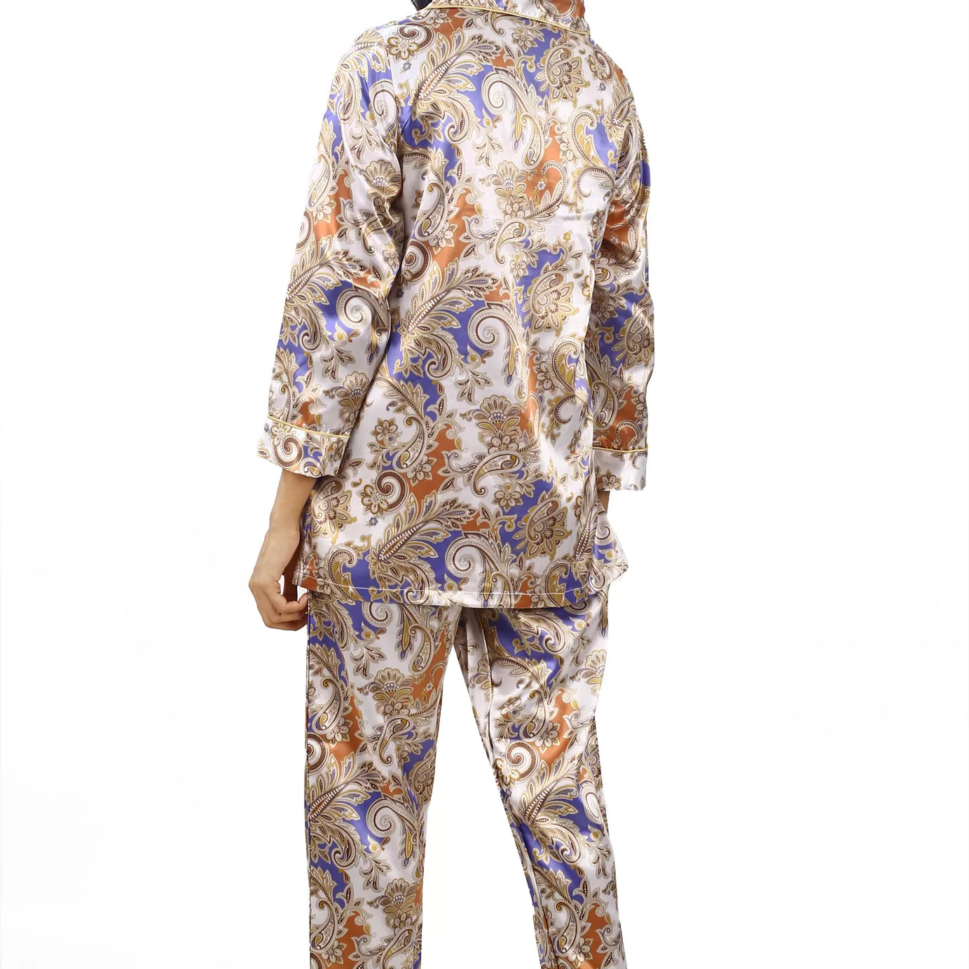 Valerie Nightwear Smoothy Satin Pajama set COMFORTABLE and BREATHABLE