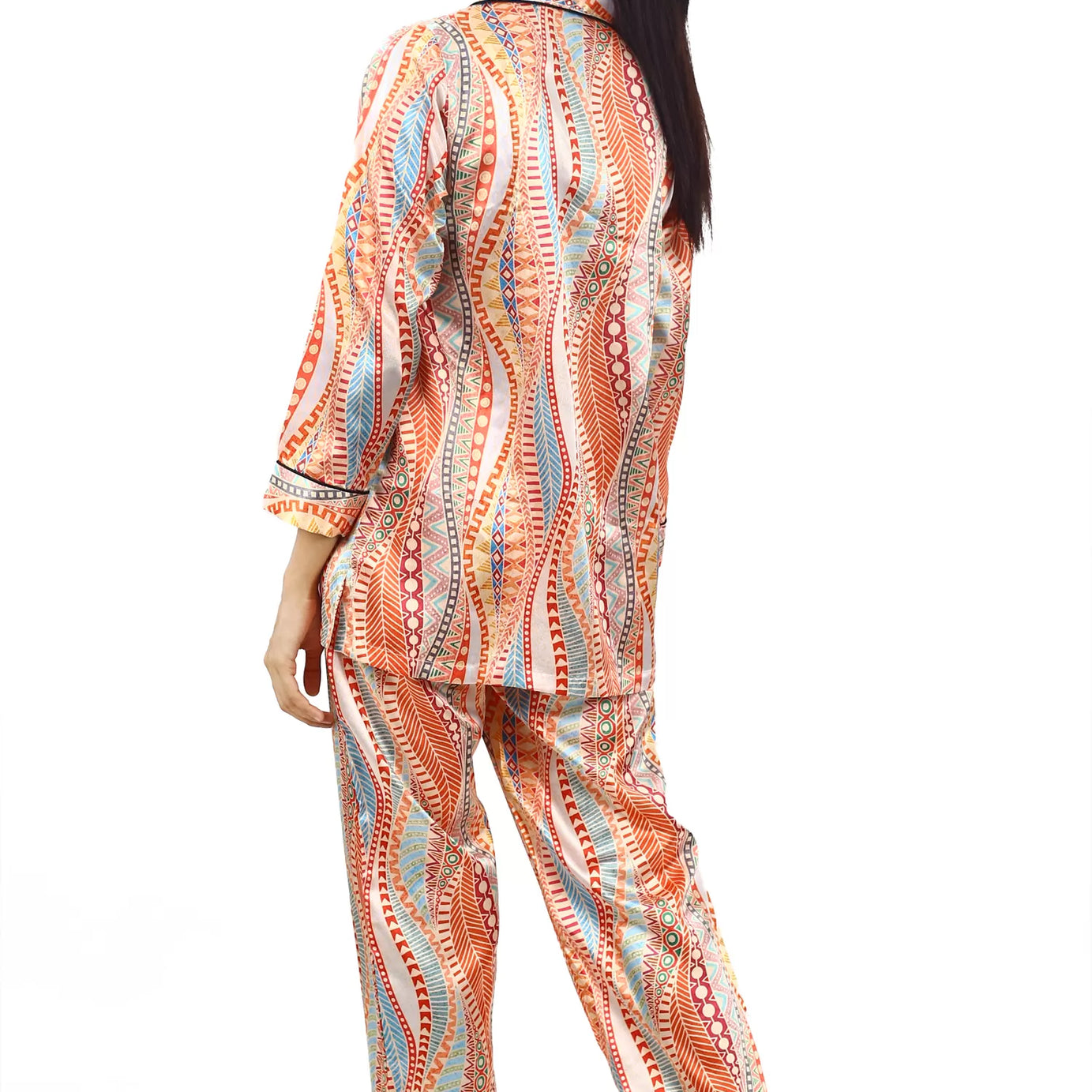 Valerie Nightwear Smoothy Satin Pajama set COMFORTABLE and BREATHABLE