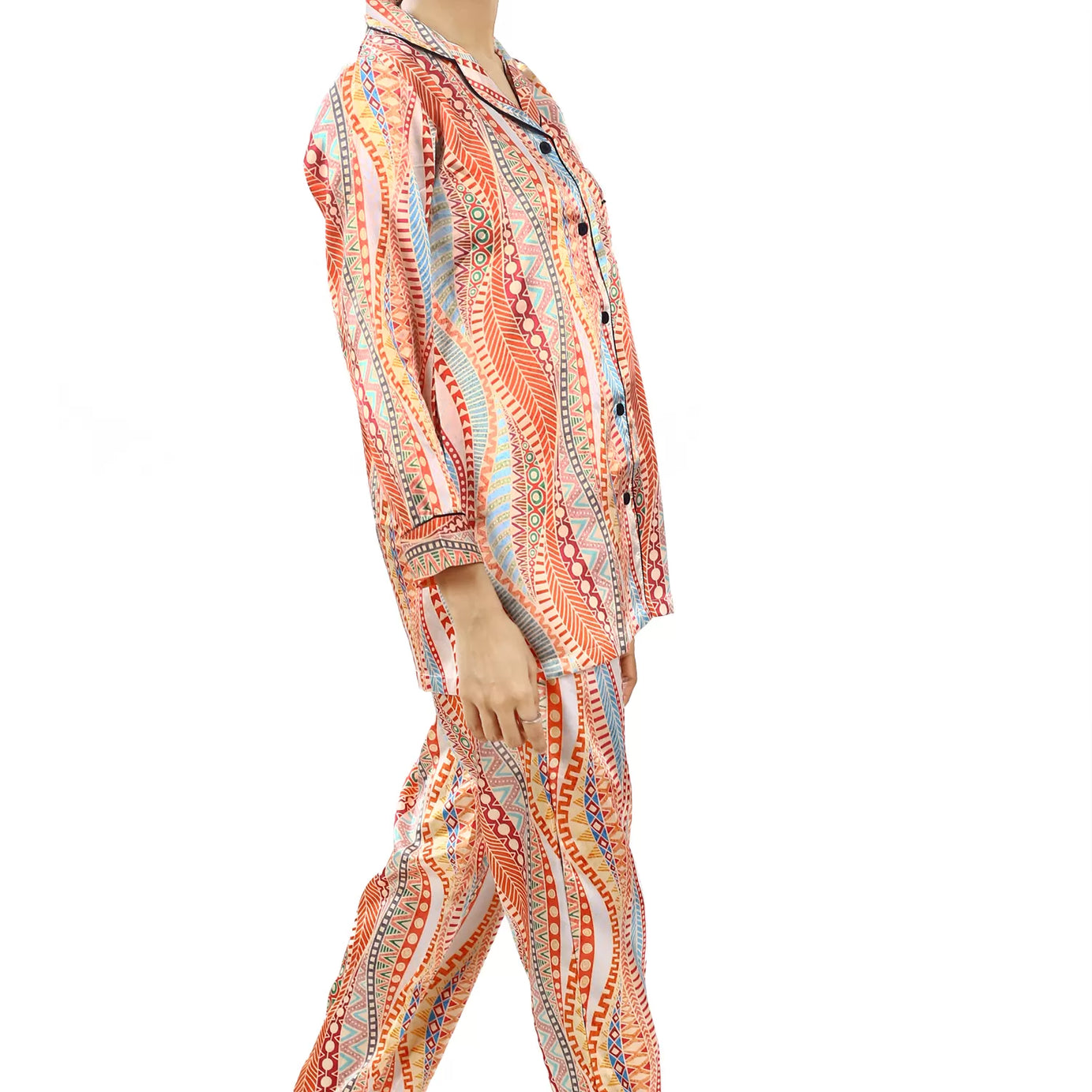 Valerie Nightwear Smoothy Satin Pajama set COMFORTABLE and BREATHABLE