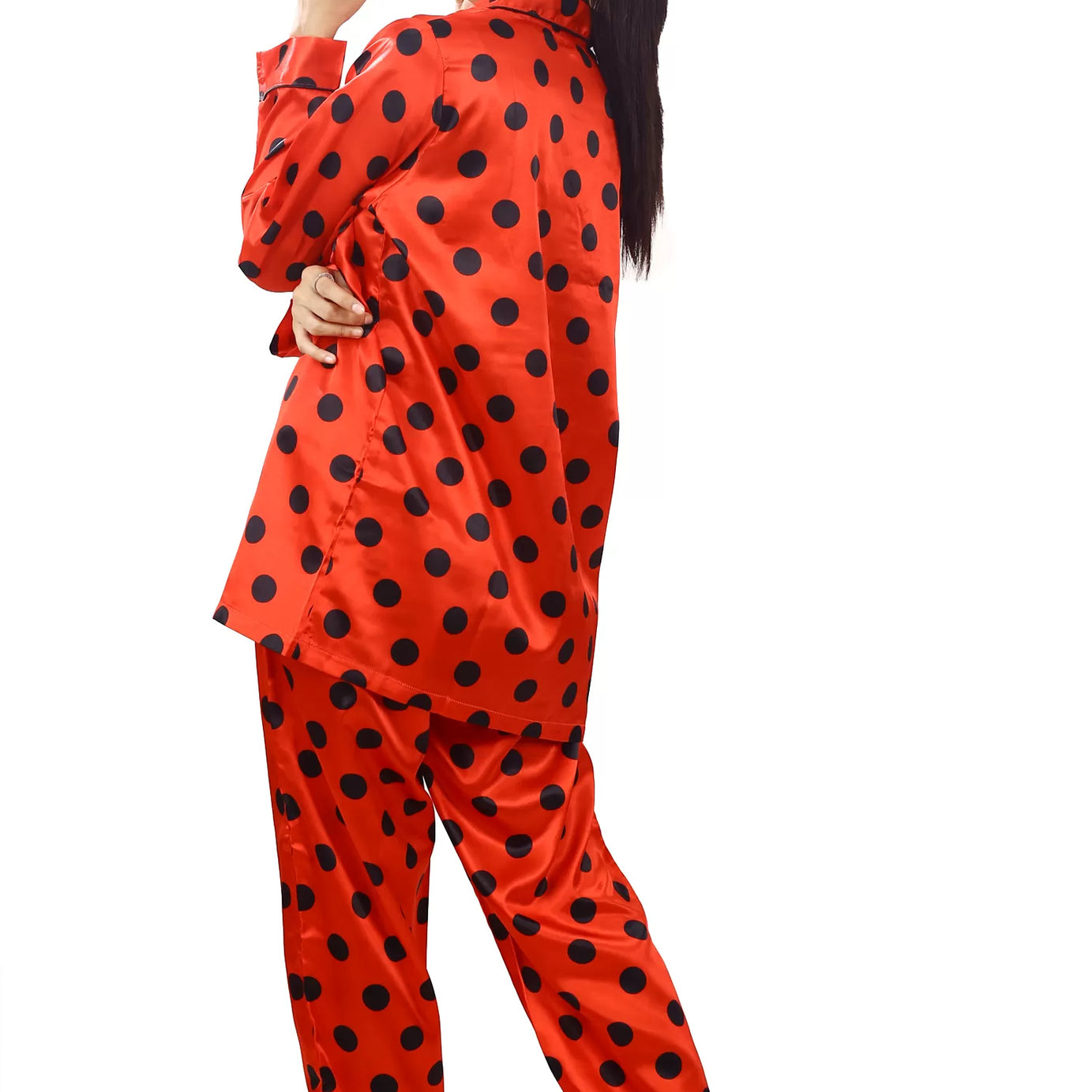 Valerie Nightwear Smoothy Satin Pajama set COMFORTABLE and BREATHABLE