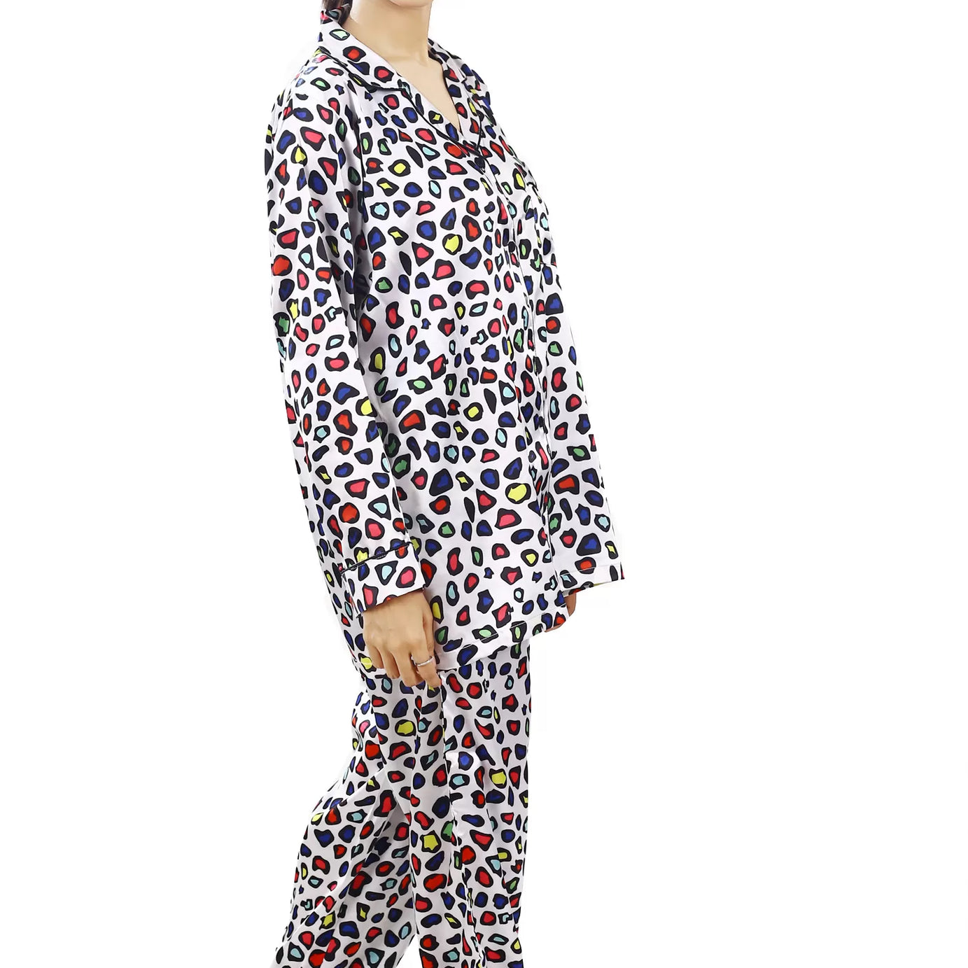 Valerie Nightwear Smoothy Satin Pajama set COMFORTABLE and BREATHABLE