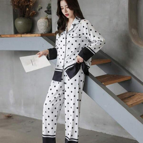 Valerie Nightwear Smoothy Satin Pajama set for girls COMFORTABLE Sleepwear for women - Oshi.pk - Buy & Sell Online