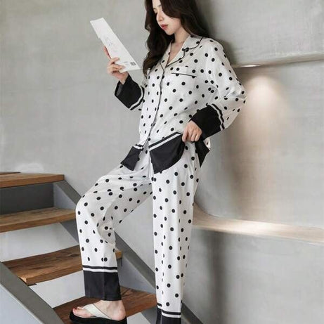Valerie Nightwear Smoothy Satin Pajama set for girls COMFORTABLE Sleepwear for women - Oshi.pk - Buy & Sell Online
