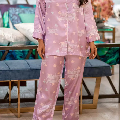 Valerie nightwear/sleepwear is designed for ultimate comfort and style. Our classic pajama set is updated in a smooth silky fabric. - Oshi.pk - Buy & Sell Online