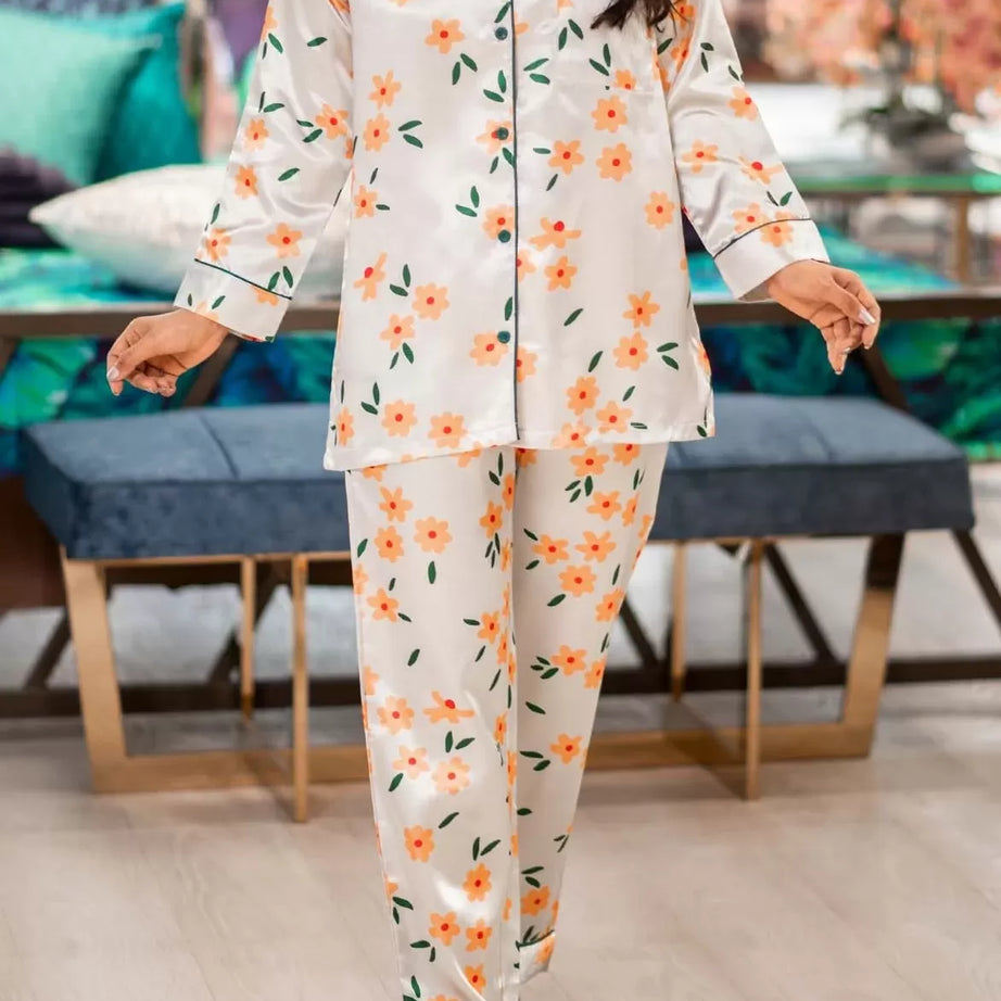 Valerie nightwear/sleepwear is designed for ultimate comfort and style. Our classic pajama set is updated in a smooth silky fabric. - Oshi.pk - Buy & Sell Online