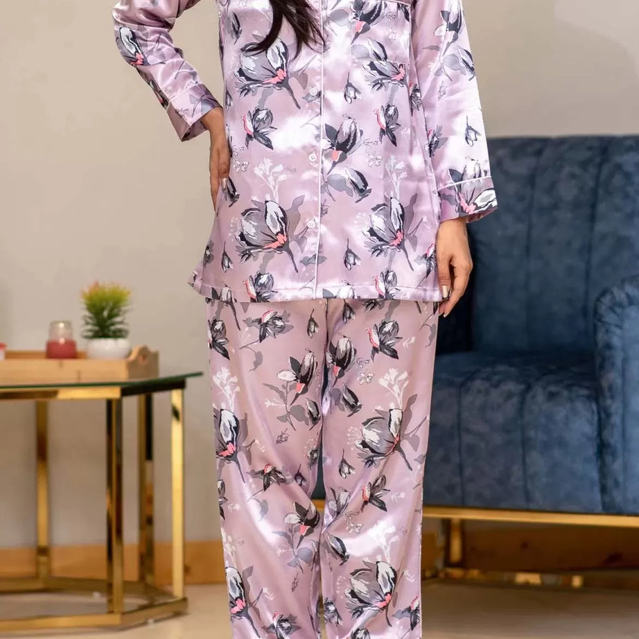 Valerie nightwear/sleepwear is designed for ultimate comfort and style. Our classic pajama set is updated in a smooth silky fabric. - Oshi.pk - Buy & Sell Online