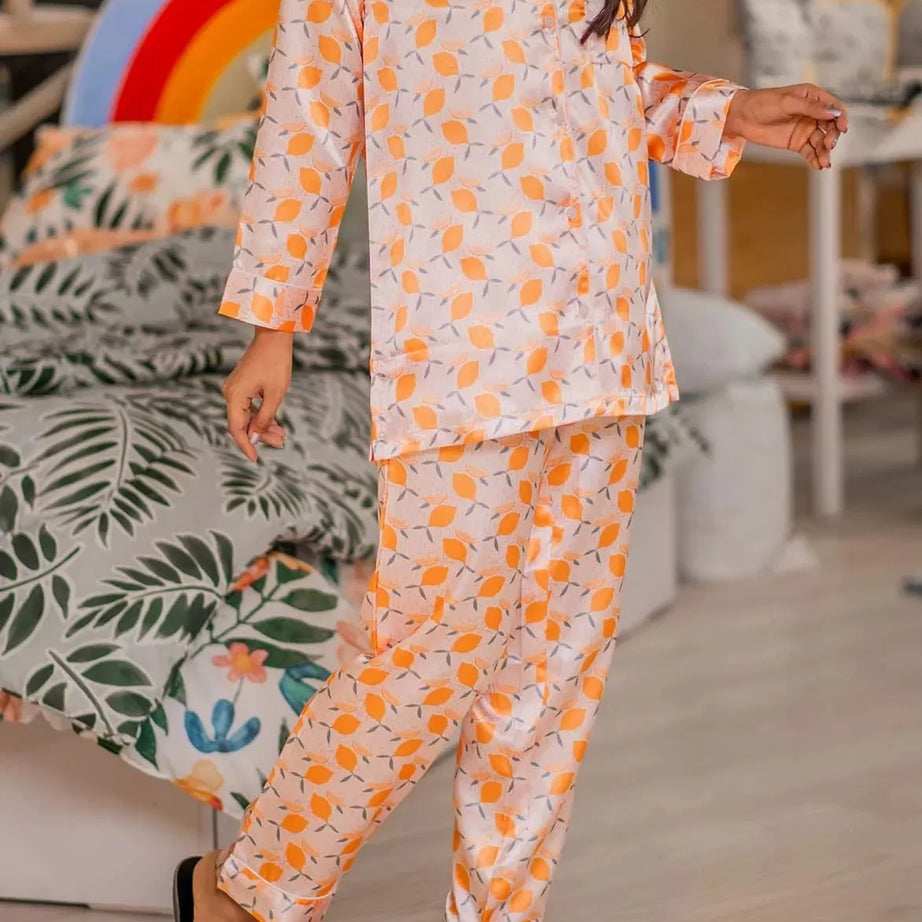 Valerie nightwear/sleepwear is designed for ultimate comfort and style. Our classic pajama set is updated in a smooth silky fabric. - Oshi.pk - Buy & Sell Online