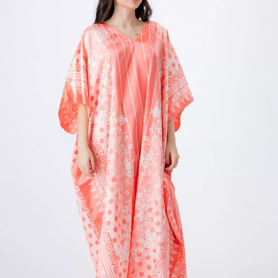 Valerie nightwearsleepwear kaftan dress is specially designed for women who prefer a simple modern casual style - Oshi.pk - Buy & Sell Online