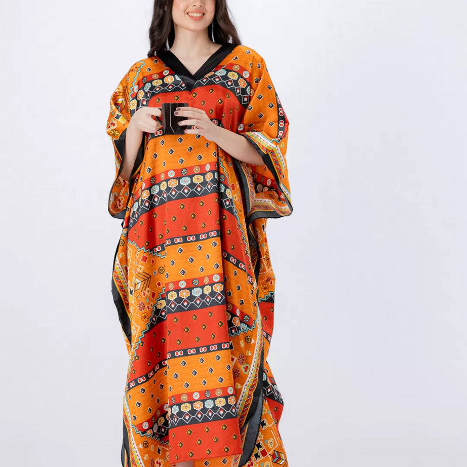 Valerie nightwear/sleepwear kaftan dress is specially designed for women who prefer a simple modern casual style - Oshi.pk - Buy & Sell Online