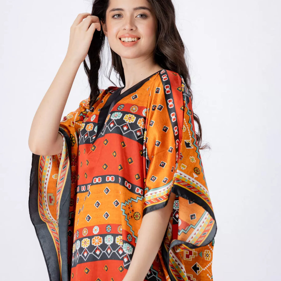 Valerie nightwear/sleepwear kaftan dress is specially designed for women who prefer a simple modern casual style - Oshi.pk - Buy & Sell Online
