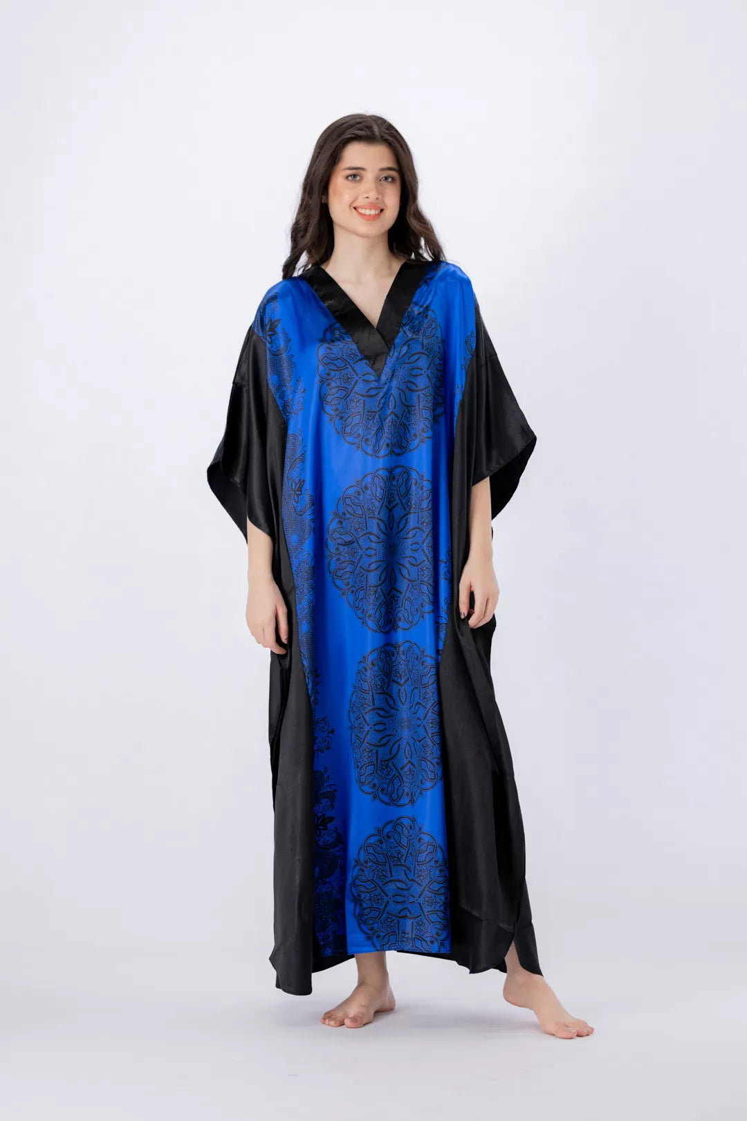 Valerie nightwear/sleepwear kaftan dress is specially designed for women who prefer a simple modern casual style - Oshi.pk - Buy & Sell Online