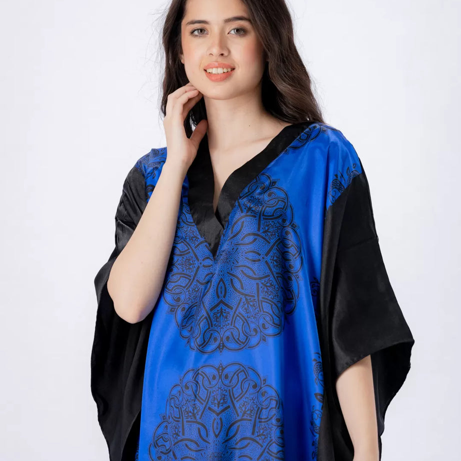 Valerie nightwear/sleepwear kaftan dress is specially designed for women who prefer a simple modern casual style - Oshi.pk - Buy & Sell Online