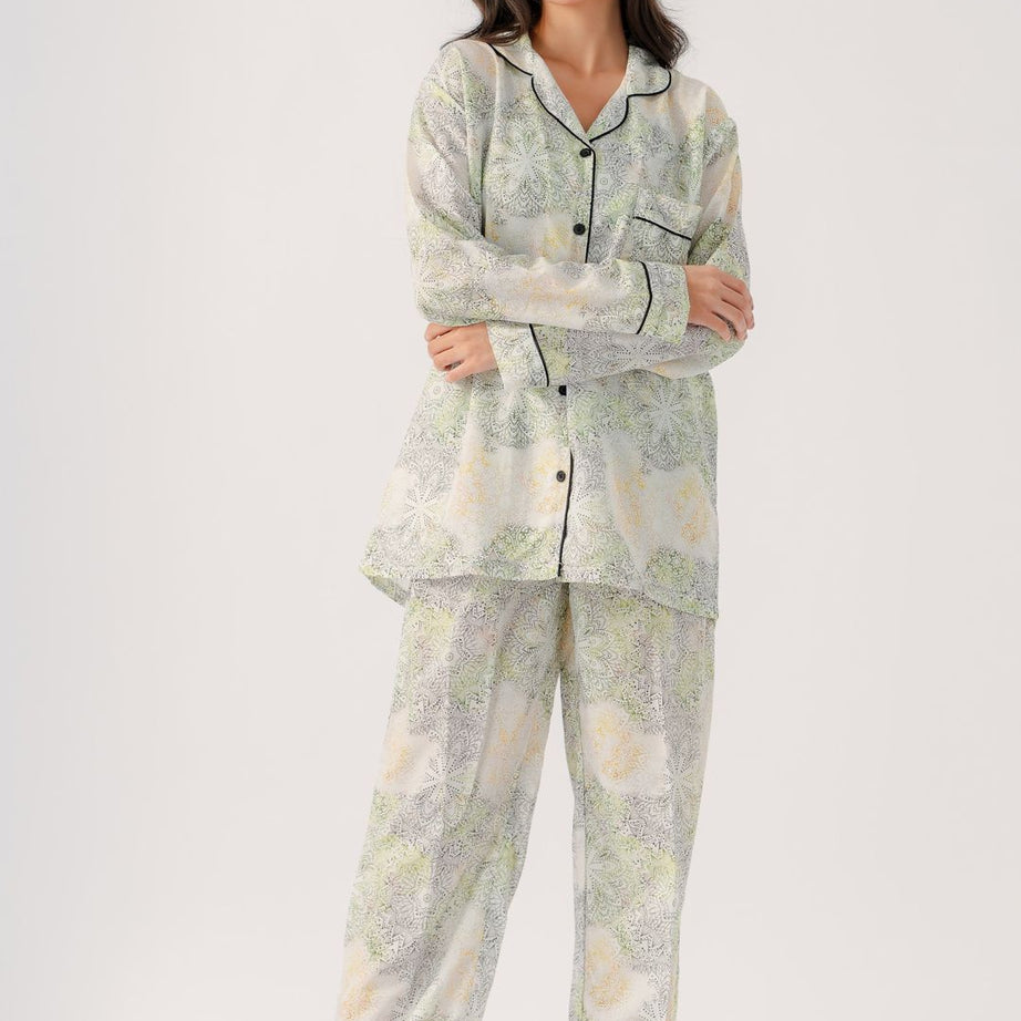 Valerie polyrrayon weightless & Antilipedge fabric nightwear/ loungewear pajama set for women Sleepwear - Oshi.pk - Buy & Sell Online