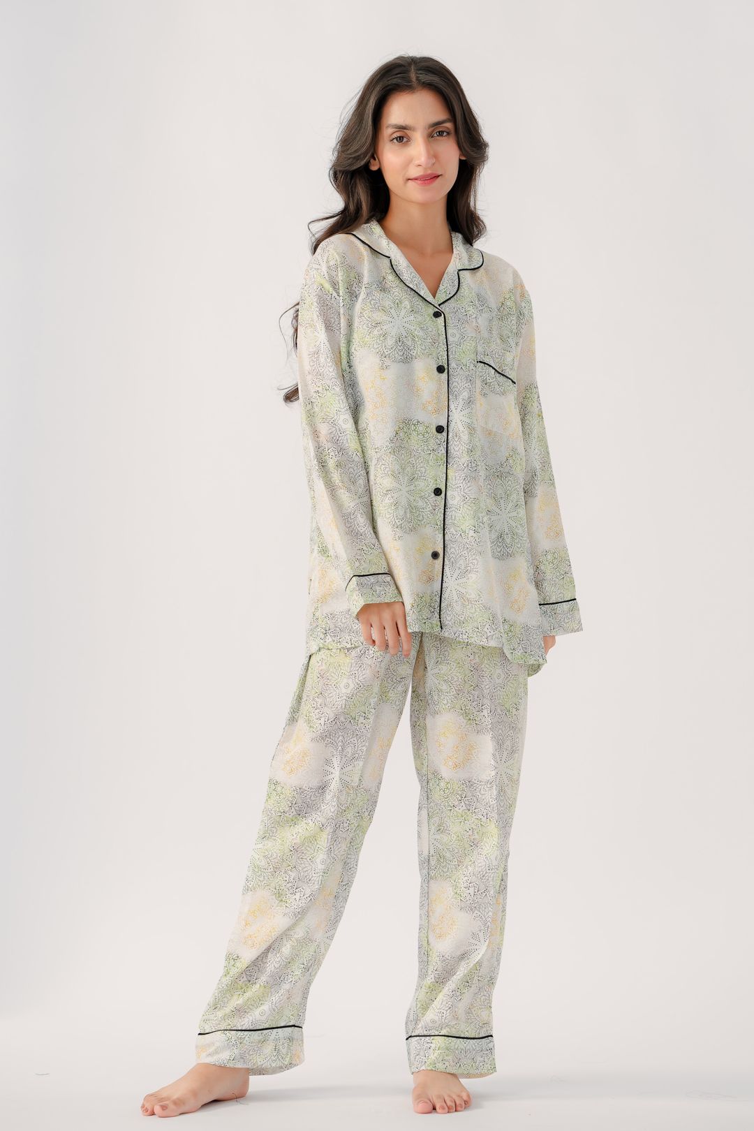 Valerie polyrrayon weightless & Antilipedge fabric nightwear/ loungewear pajama set for women Sleepwear - Oshi.pk - Buy & Sell Online
