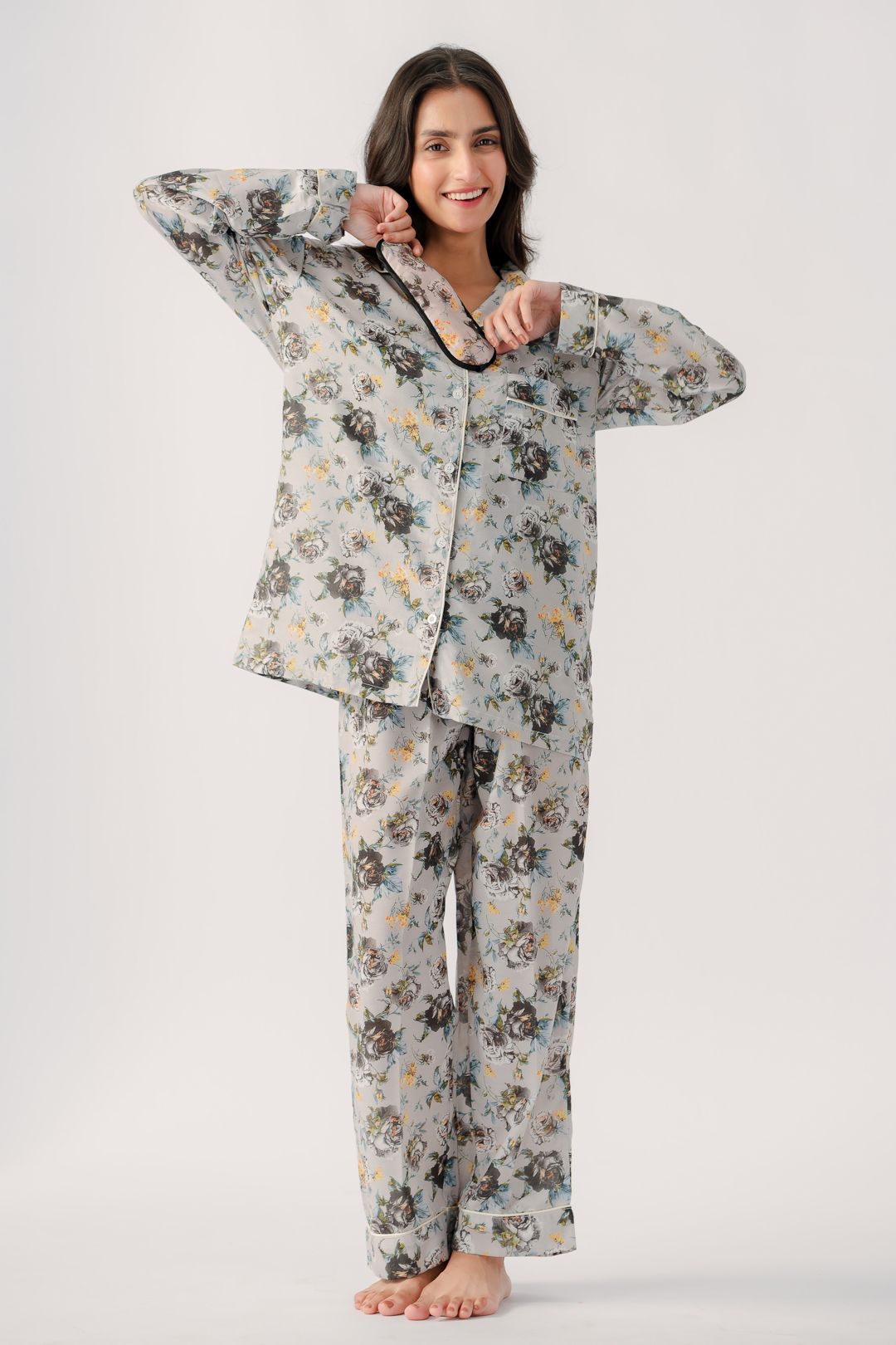 Valerie polyrrayon weightless & Antilipedge fabric nightwear/ loungewear pajama set for women Sleepwear - Oshi.pk - Buy & Sell Online
