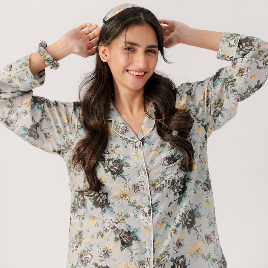 Valerie polyrrayon weightless & Antilipedge fabric nightwear/ loungewear pajama set for women Sleepwear - Oshi.pk - Buy & Sell Online