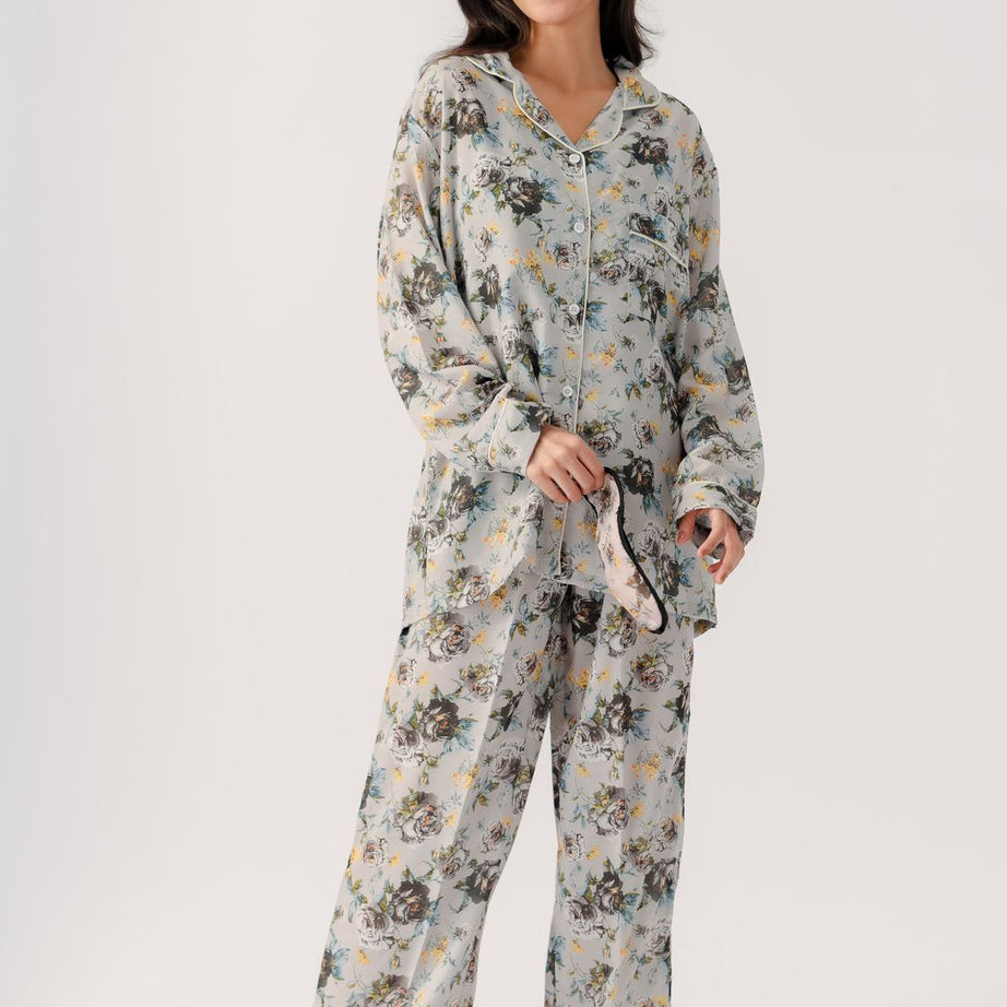 Valerie polyrrayon weightless & Antilipedge fabric nightwear/ loungewear pajama set for women Sleepwear