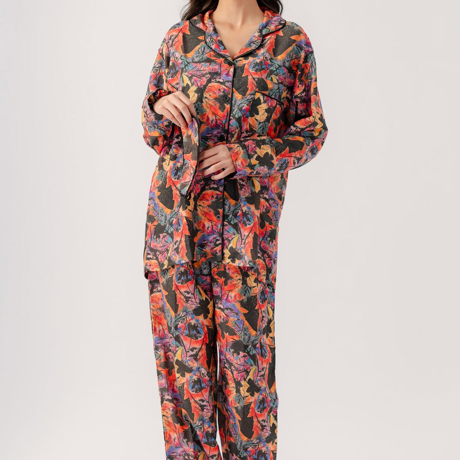 Valerie polyrrayon weightless & Antilipedge fabric nightwear/ loungewear pajama set for women Sleepwear - Oshi.pk - Buy & Sell Online