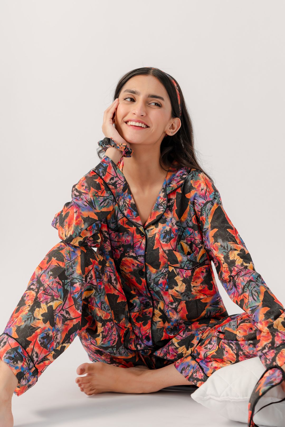 Valerie polyrrayon weightless & Antilipedge fabric nightwear/ loungewear pajama set for women Sleepwear - Oshi.pk - Buy & Sell Online