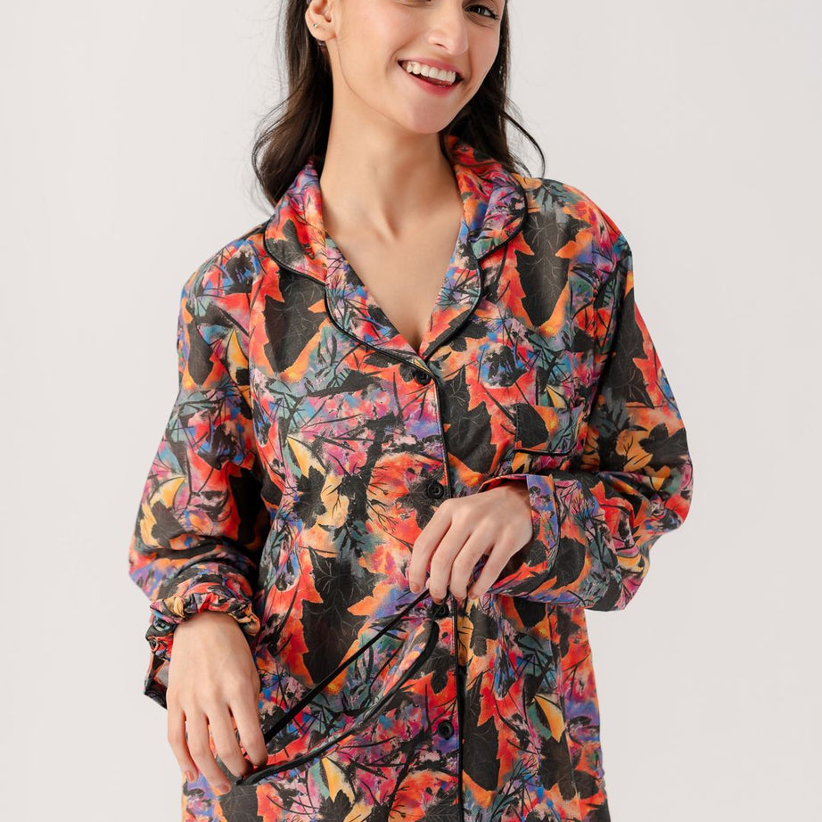 Valerie polyrrayon weightless & Antilipedge fabric nightwear/ loungewear pajama set for women Sleepwear - Oshi.pk - Buy & Sell Online