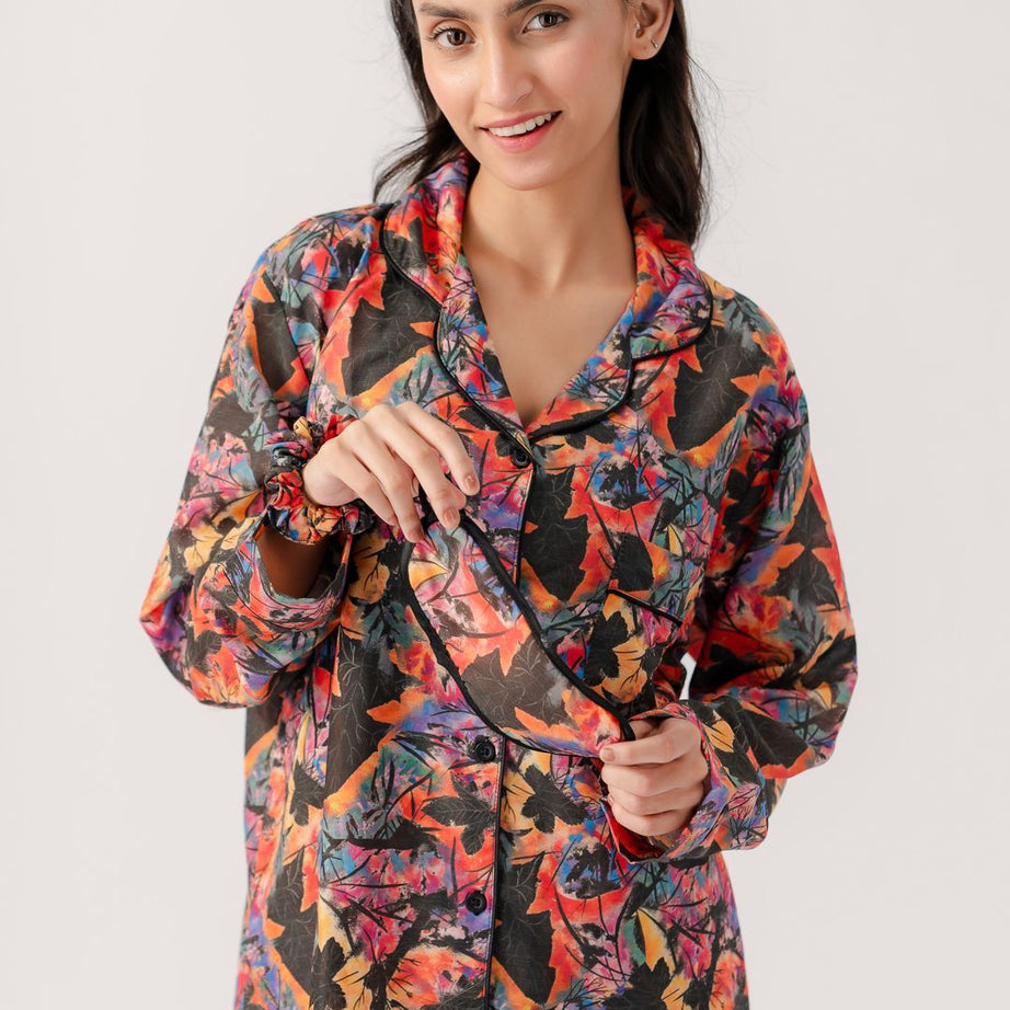Valerie polyrrayon weightless & Antilipedge fabric nightwear/ loungewear pajama set for women Sleepwear - Oshi.pk - Buy & Sell Online