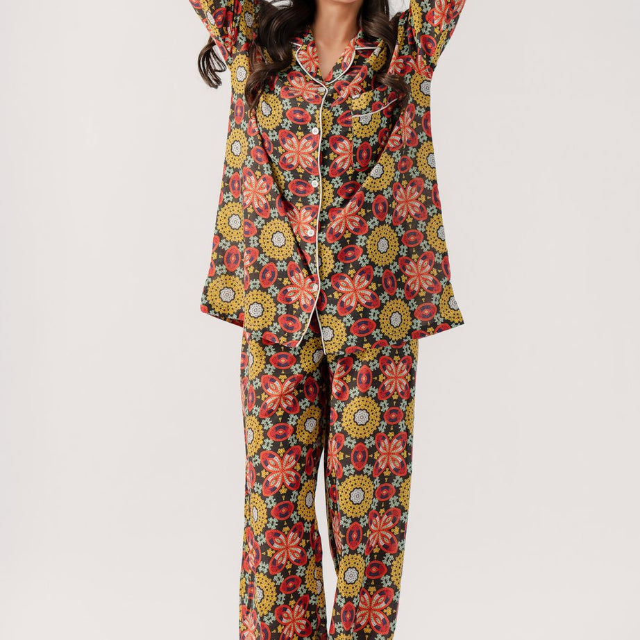 Valerie polyrrayon weightless & Antilipedge fabric nightwear/ loungewear pajama set for women Sleepwear - Oshi.pk - Buy & Sell Online