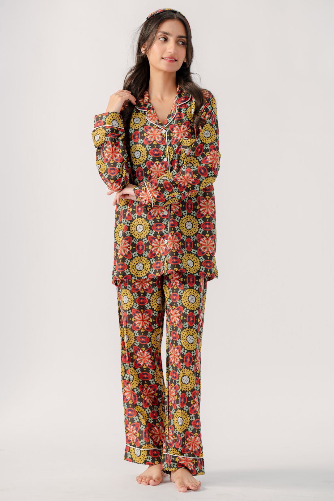 Valerie polyrrayon weightless & Antilipedge fabric nightwear/ loungewear pajama set for women Sleepwear - Oshi.pk - Buy & Sell Online