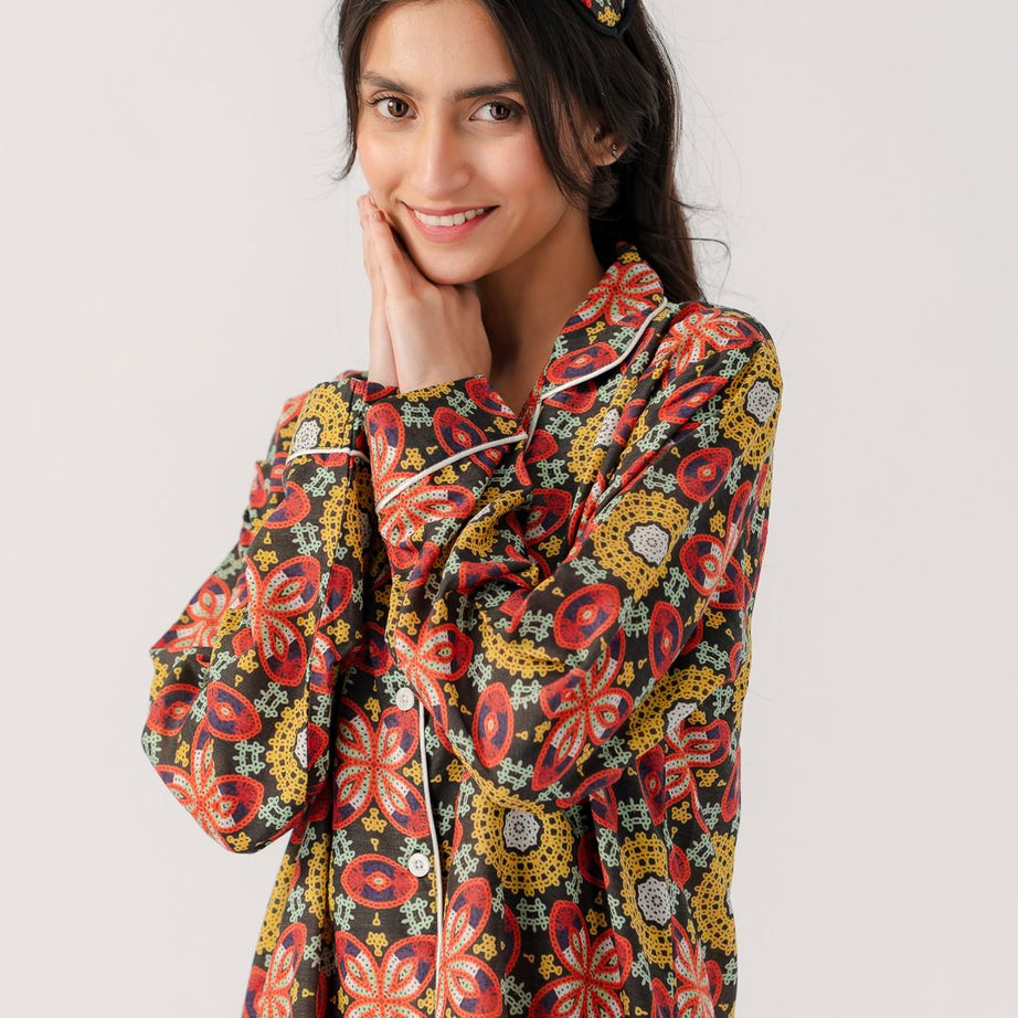 Valerie polyrrayon weightless & Antilipedge fabric nightwear/ loungewear pajama set for women Sleepwear - Oshi.pk - Buy & Sell Online