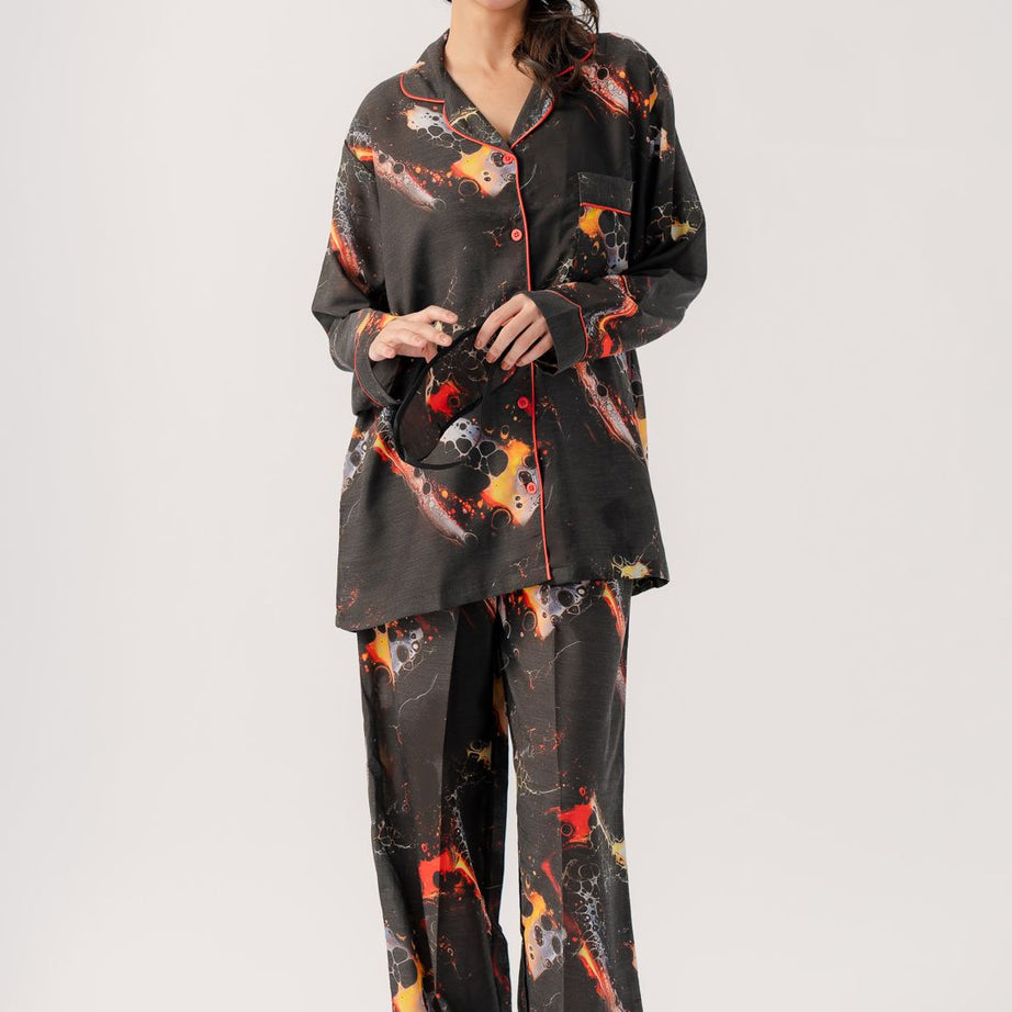 Valerie polyrrayon weightless & Antilipedge fabric nightwear/ loungewear pajama set for women Sleepwear - Oshi.pk - Buy & Sell Online