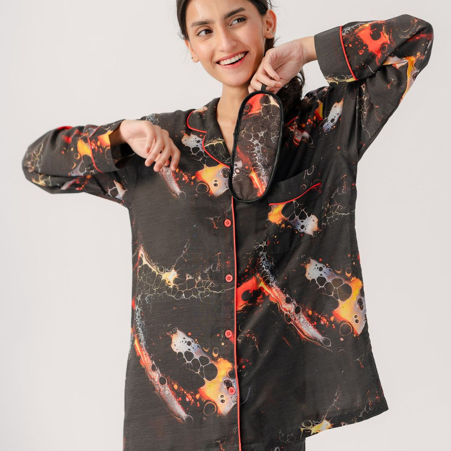 Valerie polyrrayon weightless & Antilipedge fabric nightwear/ loungewear pajama set for women Sleepwear - Oshi.pk - Buy & Sell Online