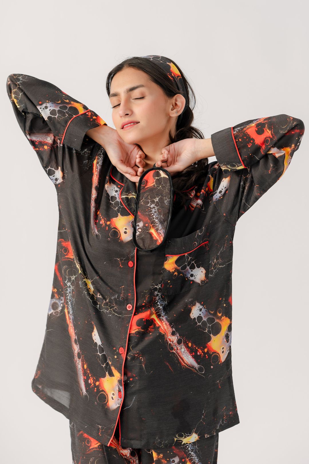 Valerie polyrrayon weightless & Antilipedge fabric nightwear/ loungewear pajama set for women Sleepwear - Oshi.pk - Buy & Sell Online