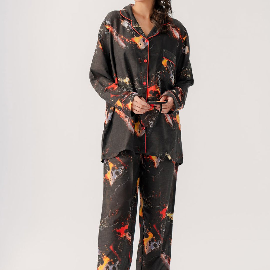 Valerie polyrrayon weightless & Antilipedge fabric nightwear/ loungewear pajama set for women Sleepwear - Oshi.pk - Buy & Sell Online