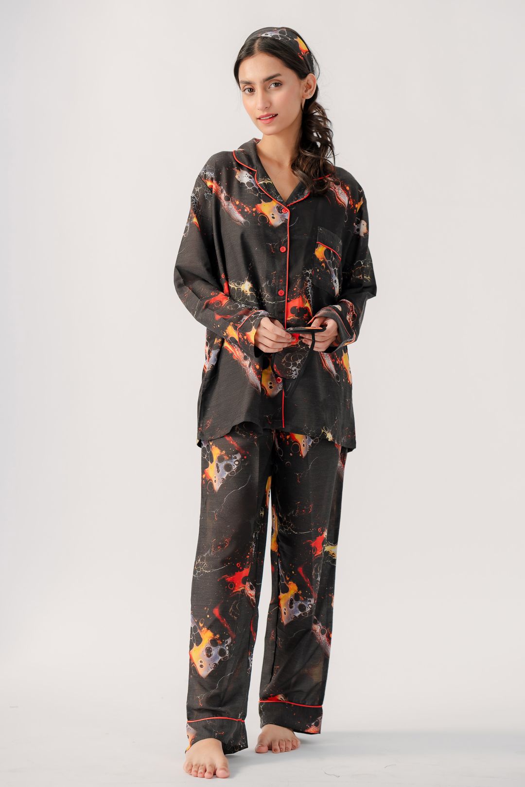 Valerie polyrrayon weightless & Antilipedge fabric nightwear/ loungewear pajama set for women Sleepwear - Oshi.pk - Buy & Sell Online