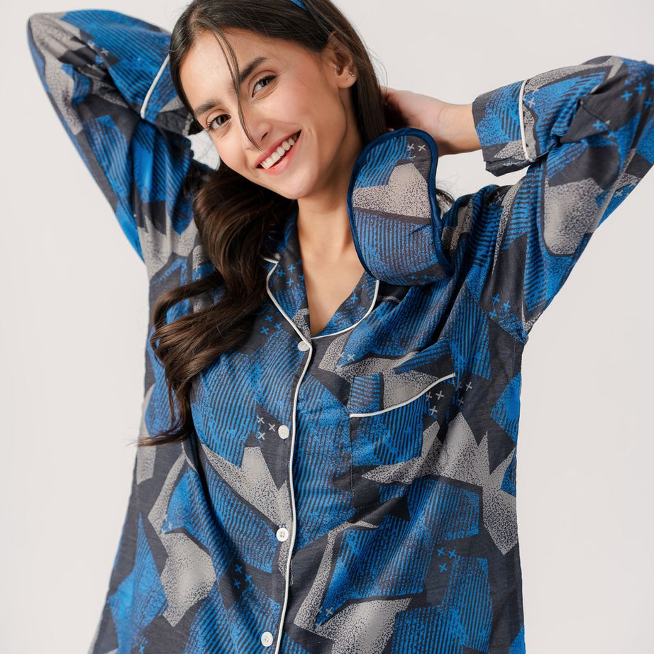 Valerie polyrrayon weightless & Antilipedge fabric nightwear/ loungewear pajama set for women Sleepwear - Oshi.pk - Buy & Sell Online