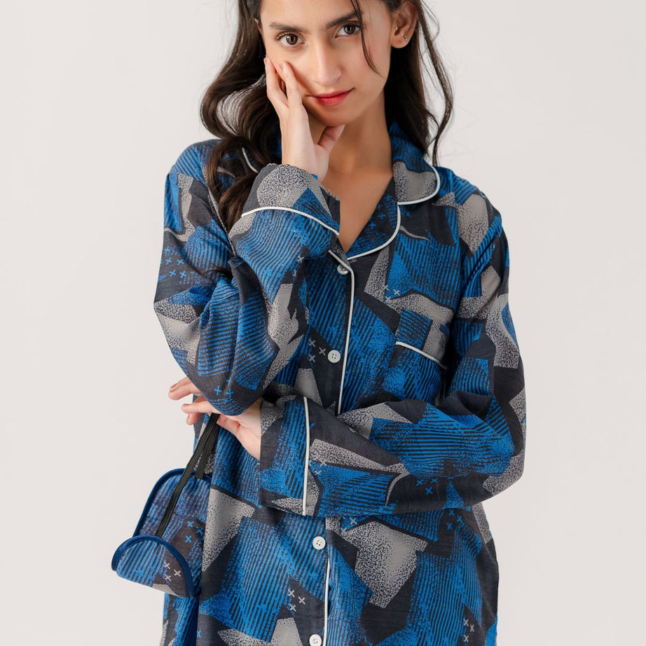 Valerie polyrrayon weightless & Antilipedge fabric nightwear/ loungewear pajama set for women Sleepwear - Oshi.pk - Buy & Sell Online