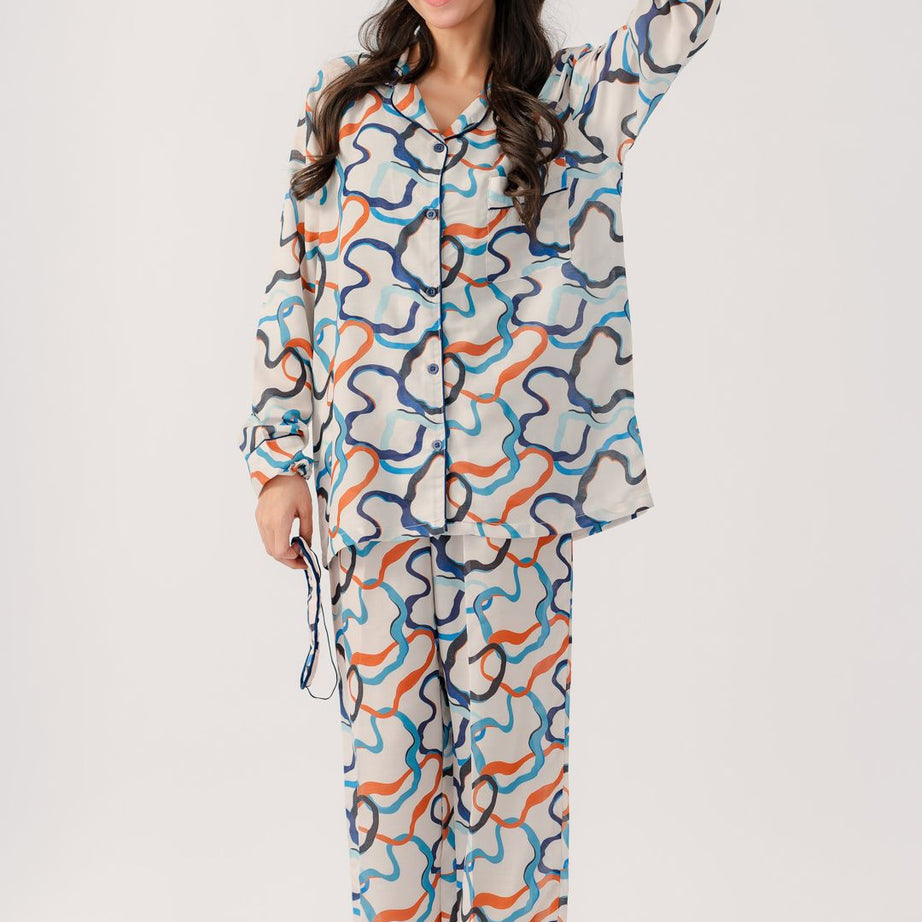 Valerie polyrrayon weightless & Antilipedge fabric nightwear/ loungewear pajama set for women Sleepwear - Oshi.pk - Buy & Sell Online