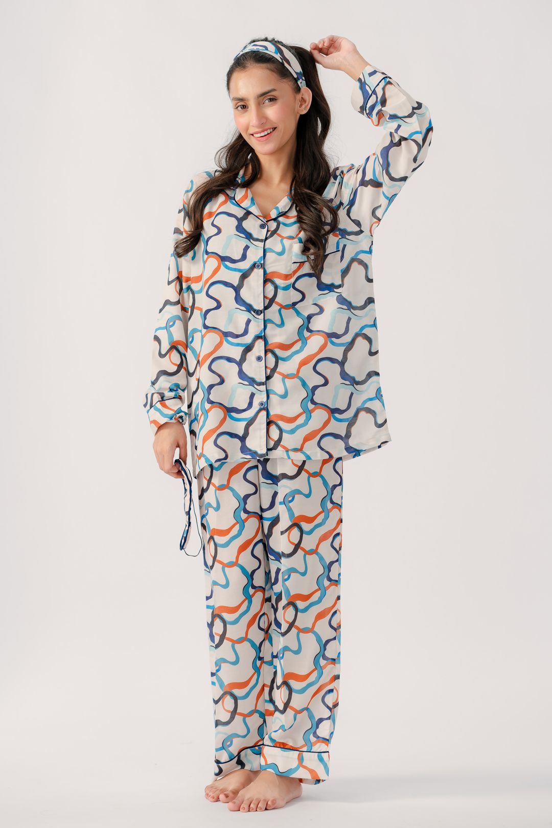 Valerie polyrrayon weightless & Antilipedge fabric nightwear/ loungewear pajama set for women Sleepwear - Oshi.pk - Buy & Sell Online