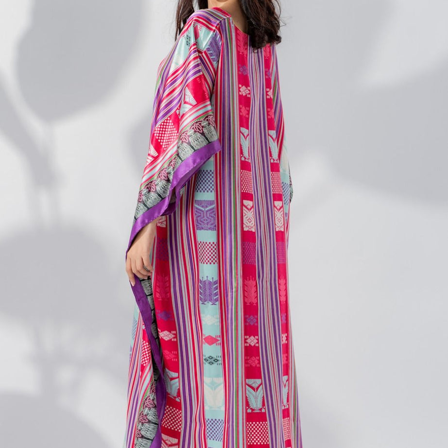 Valerie Silky Satin Night wear Caftan For Women Night Dress - Oshi.pk - Buy & Sell Online