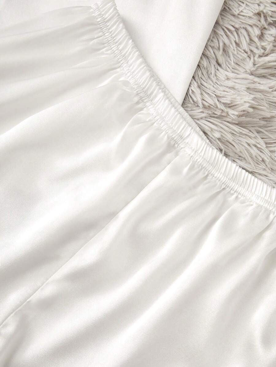 Valerie Women’s Contrast Pipping Satin Short PJ Set /Nightdress Silky/ Night Suit For Women’s - Oshi.pk - Buy & Sell Online