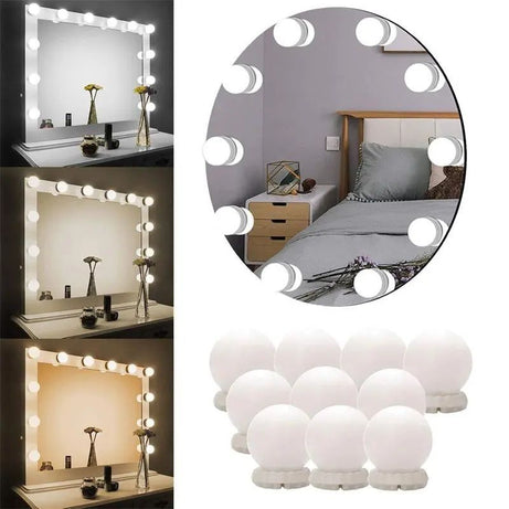 Vanity Mirror Light LED Bulbs For Makeup Mirror Stand (10 Bulbs) - Oshi.pk - Buy & Sell Online