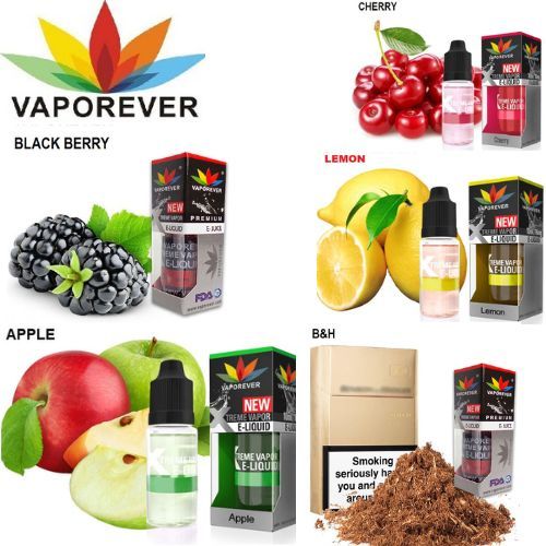 Vaporever E-Liquid Vape Juice 10ml in 0mg, Nicotine Vapor (PACK OF 5) - Oshi.pk - Buy & Sell Online