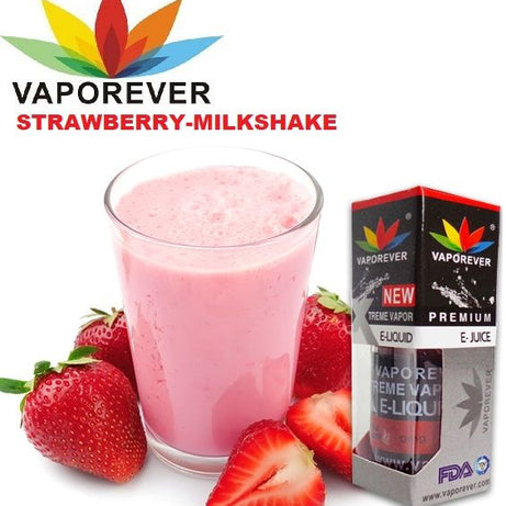 Vaporever E-Liquid Vape Juice 30ml STRAWBERRY MILKSHAKE