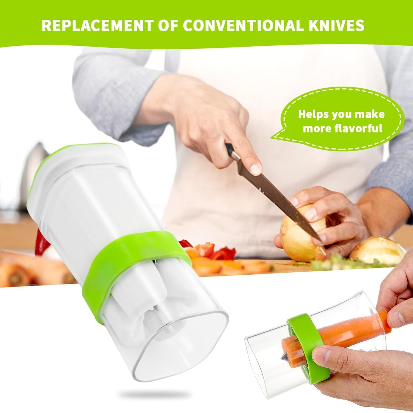 Vegetable Cutter, Cucumber Cutter, Vegetable Slicer, Fruit Cutter, Vegetable Sticks - Multifunctional Vegetable Cutter with Stainless Steel Blade for - Oshi.pk - Buy & Sell Online