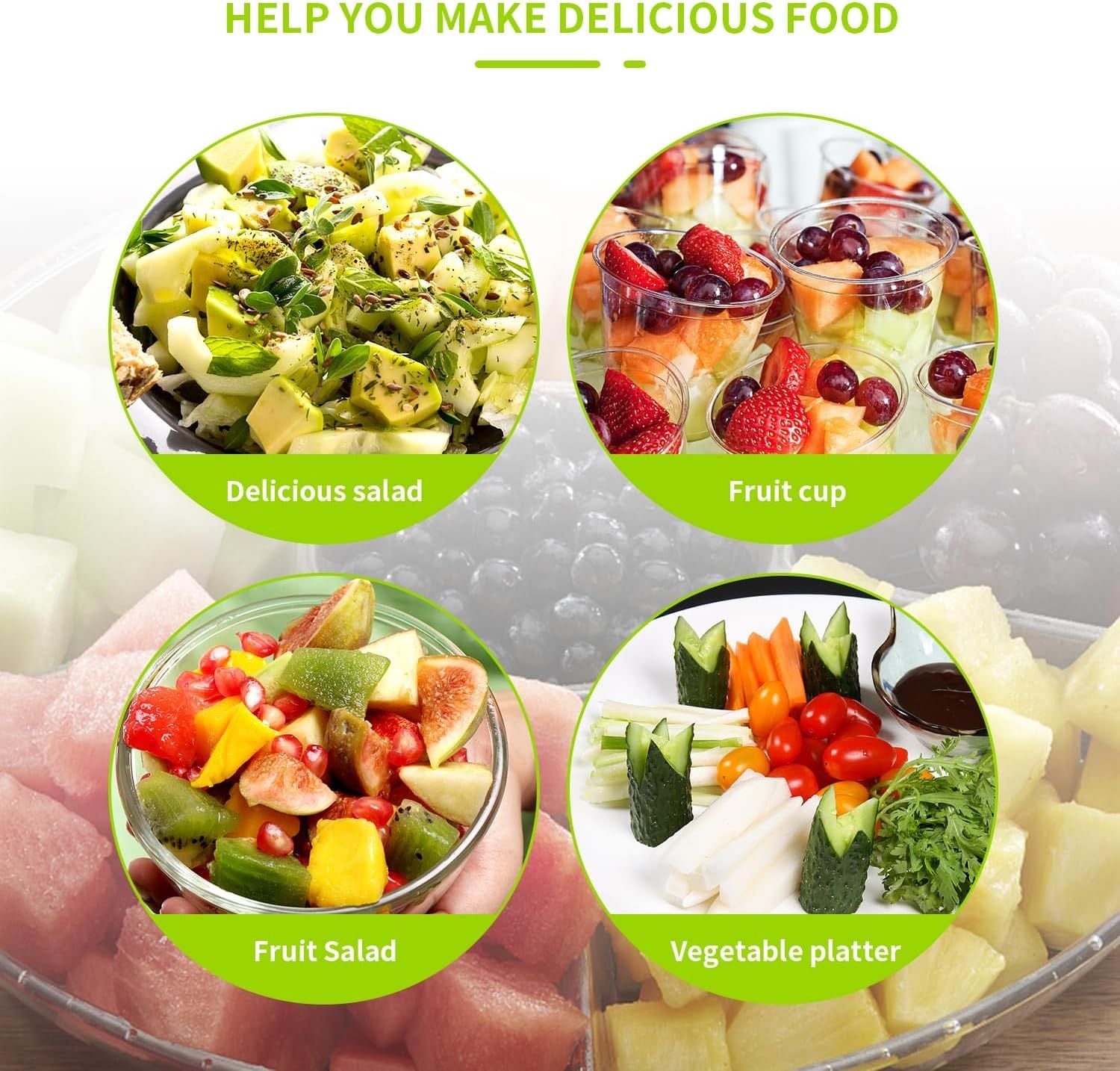 Vegetable Cutter, Cucumber Cutter, Vegetable Slicer, Fruit Cutter, Vegetable Sticks - Multifunctional Vegetable Cutter with Stainless Steel Blade for - Oshi.pk - Buy & Sell Online