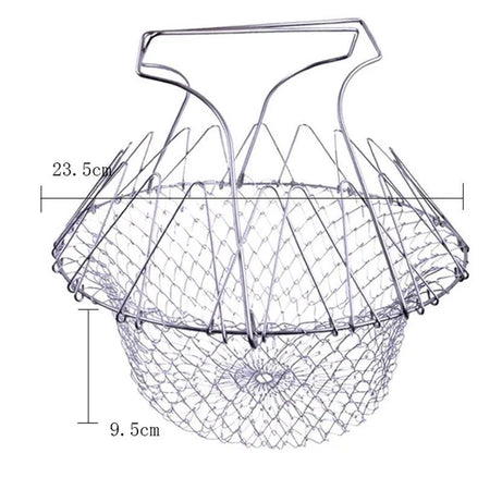 Vegetable Frying, Foldable Strainer, Chef Basket 12 IN 1 - Oshi.pk - Buy & Sell Online