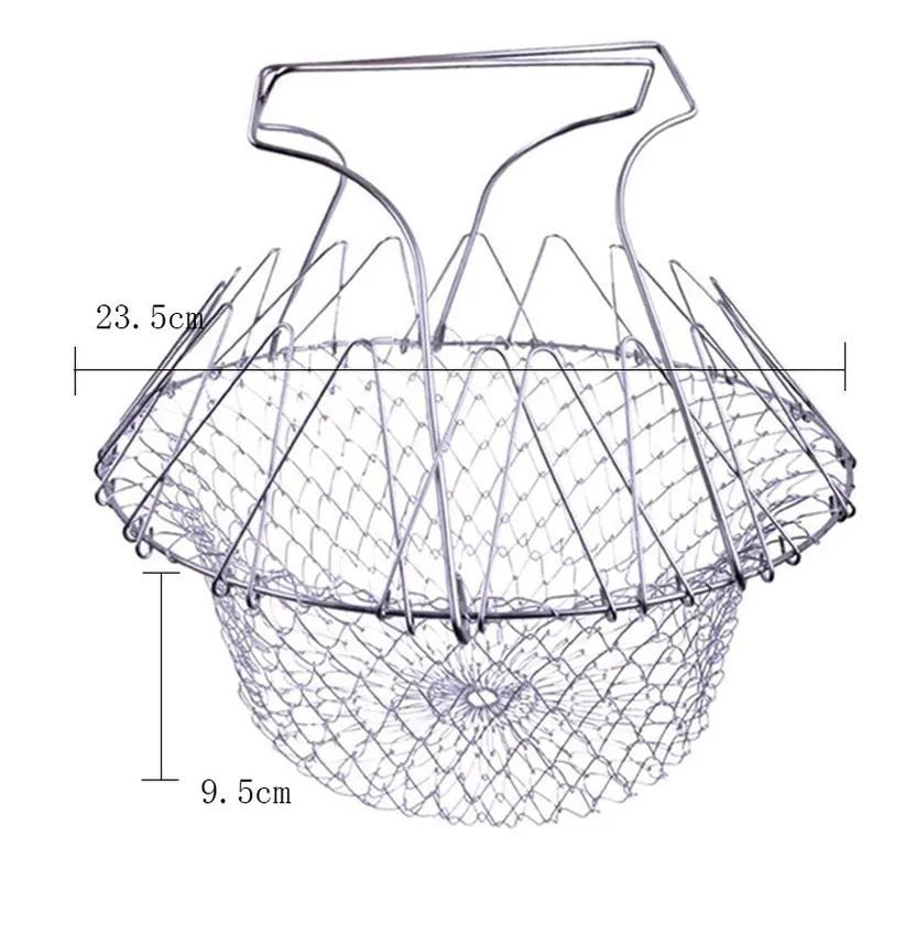Vegetable Frying, Foldable Strainer, Chef Basket 12 IN 1 - Oshi.pk - Buy & Sell Online