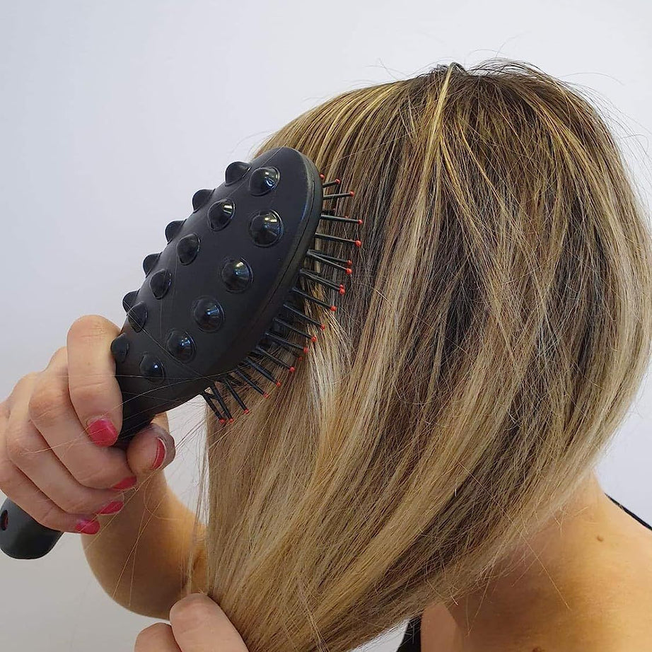 Vibrating Massaging Hair Brush Comb Scalp Massage Massager - Oshi.pk - Buy & Sell Online