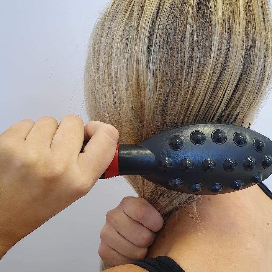 Vibrating Massaging Hair Brush Comb Scalp Massage Massager - Oshi.pk - Buy & Sell Online
