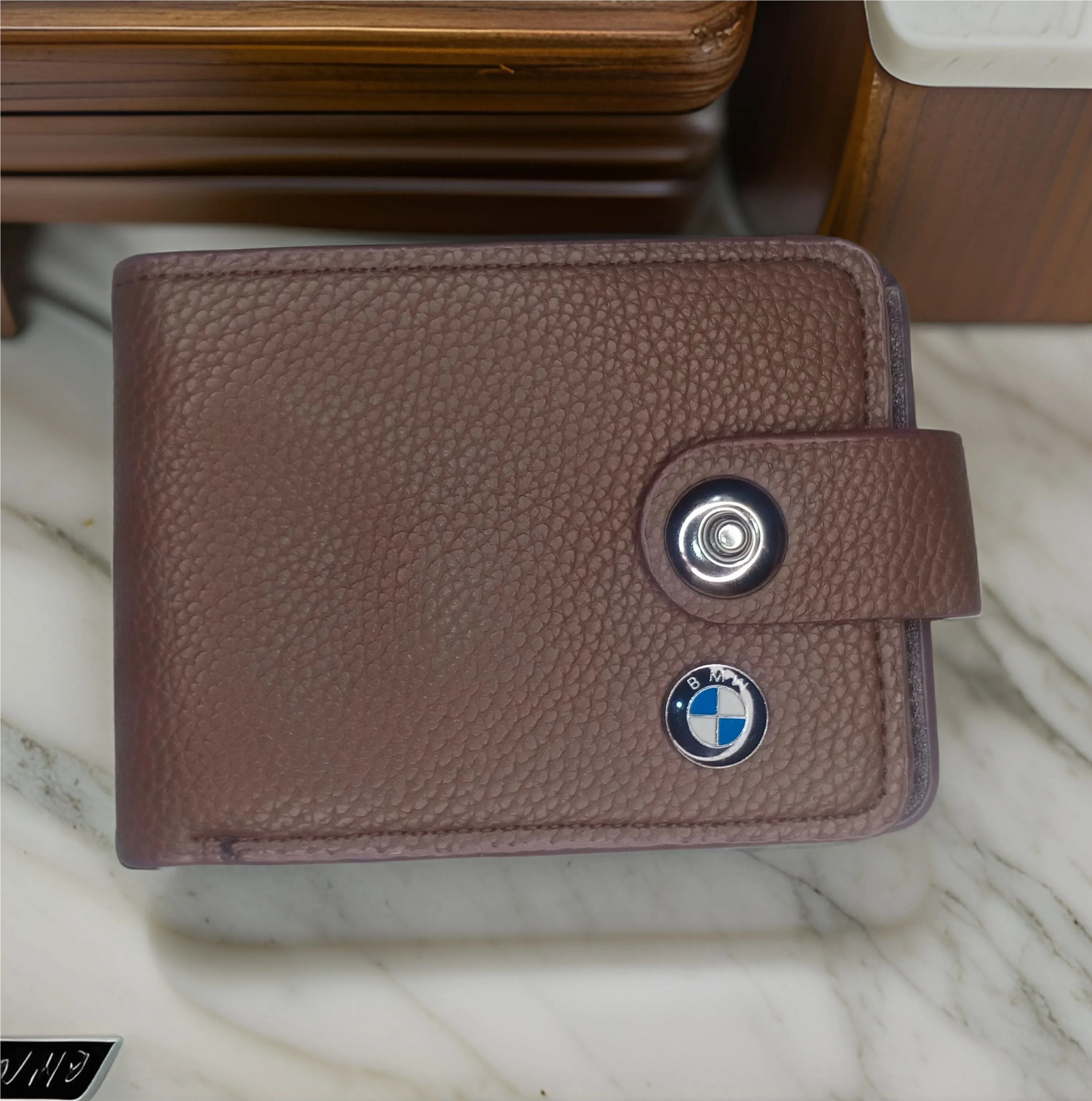 BMW Logo Men's Wallet Stylish PU Leather Design with Card Holders - Oshi.pk - Buy & Sell Online